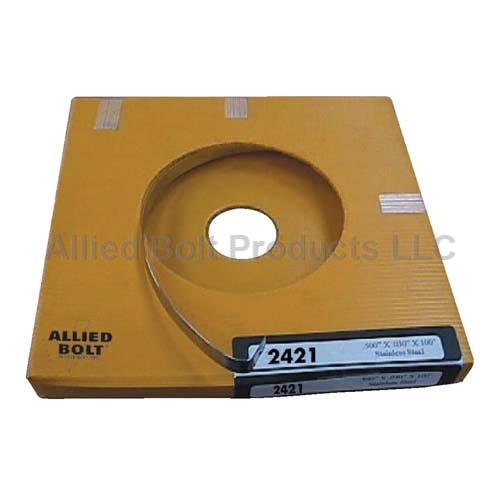 .020" X 1/4" BAND STAINLESS TYPE 201